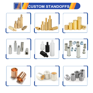 Cutstom M4 M2 M3 PCB ทองเหลืองสแตนเลสโลหะ unthreaded ตัวผู้ตัวเมีย