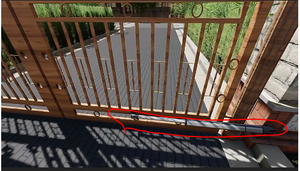 Top xếp hạng sản phẩm chisung Piston Drive Heavy Duty đôi tự động tốt nhất năng lượng mặt trời đôi Swing cổng Opener cho bán - Product Image 6