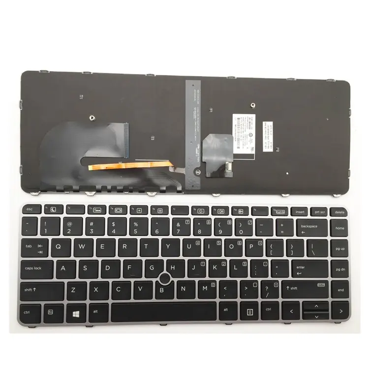 HK-HHT Groothandel Nieuwe Ons Laptop Toetsenbord Voor Hp Elitebook 745 G3 840 G3 848 G3 Toetsenbord Verlicht