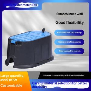 Boîtier de <span class=keywords><strong>compteur</strong></span> d'<span class=keywords><strong>eau</strong></span> en résine composite plastique, anti-vol, enterré, avec couvercle ouvrable, personnalisable, directement de l'usine - Product Image 5