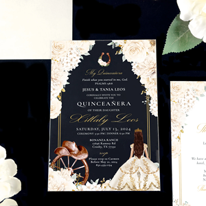 Vert émeraude <span class=keywords><strong>Princesse</strong></span> Robes Impression Invitaciones De 15 Aos De Acrilico Quinceanera XV <span class=keywords><strong>D</strong></span>écorations Acrylique Invitations <span class=keywords><strong>Carte</strong></span> - Product Image 4