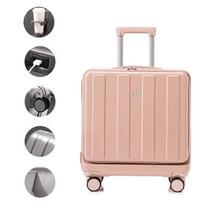 <span class=keywords><strong>Valise</strong></span> à roulettes rigide simple et élégante, extensible, avec serrure à combinaison, grande capacité, pour cabine - Product Image 1