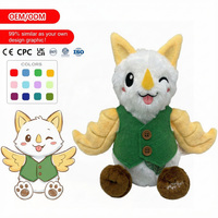 Jouets en peluche personnalisés de haute qualité, mini-figurines de renard multi-queues, décoration d'hôtel sur le thème de la forêt, porte-clés en peluche personnalisés