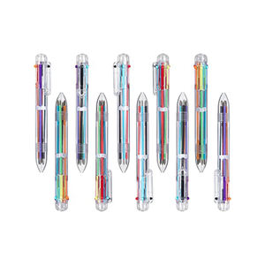 Stylo Multicolore Rétractable 6-en-1 Personnalisé pour Bureau, École, Étudiants, Cadeau, Faveurs de Fête pour Enfants - Product Image 1