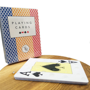 Free Sample Free Design Customize Your Logo Casino Playing Cards/paper Playing Cards Poker Cards With Box