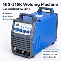Machine à souder industrielle OMERUN MIG-315K à large plage de tension 180V-480V, inverseur IGBT MIG MAG MMA pour la fabrication