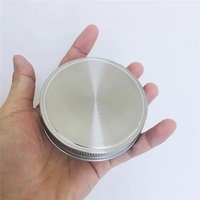Vente en gros de couvercle de pot Mason en acier inoxydable 304 de 70mm 86mm de diamètre avec joint en silicone de taille standard écologique