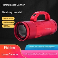 Lampu Pancing Malam Yuerlang X5 LED Hitam Jangkauan 200-500m Menarik Ikan untuk Memancing Trolling, Ikan Mas, Bass, Lele, Perch, Hiu, dan Berkemah