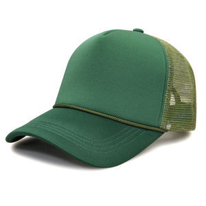 Casquette Trucker 5 Panneaux Couleur Unie Dos en Maille Respirante Snapback Vierge Personnalisable pour Hommes Femmes Extérieur Faible MOQ Expédition Rapide - Product Image 5