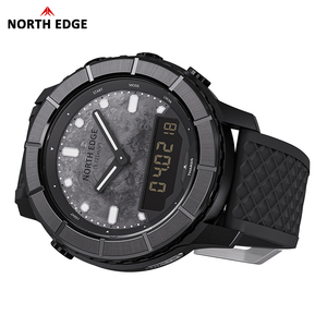 Nouvelle montre connectée NORTH EDGE THARSIS pour homme en fibre de carbone composite, étanche 50M, avec altimètre et baromètre, idéale pour le sport et la randonnée (modèle 2026) - Product Image 4