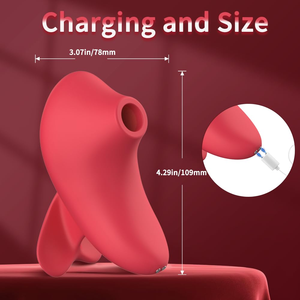 Vibrador de Succión, Juguetes Sexuales para Adultos, Vibradores de Dedo para el Clítoris, Juguete Sexual con 10 Modos de Succión, Juguetes para Adultos, Succionador de Clítoris y Pezones para Mujeres - Product Image 2