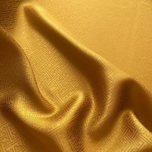 Tessuto in Seta Jacquard con Motivo <span class=keywords><strong>Meander</strong></span> Cinese, 100% Seta di Gelso, 19mm, Design Leno Fine per Abiti da Donna - Product Image 4