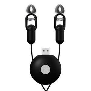 20 주파수 전기 젖꼭지 클램프 유방 마사지 음핵 자극 실리콘 젖꼭지 클립 진동기 슬레이브 젖꼭지 클램프 - Product Image 2