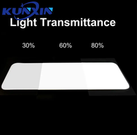 Diffuseur de lumière en polypropylène PS mat givré flexible personnalisé en gros, feuille de diffuseur de lumière laiteuse 2 mm