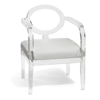 Chaises de salle à manger en acrylique transparent moderne et écologique, cent types, pour la maison, l'hôtel, le bureau