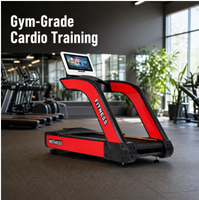 Caminadora Comercial con Inclinación del 20%, Pantalla Táctil, Capacidad de 170 kg, Máquina para Correr y Hacer Ejercicio Cardiovascular