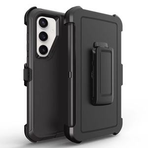 Con Clip para cinturón 3 en 1 Color sólido a prueba de golpes Defender Robot Armor Case para <span class=keywords><strong>Samsung</strong></span> <span class=keywords><strong>Galaxy</strong></span> S24 Plus S20 <span class=keywords><strong>Note</strong></span> <span class=keywords><strong>20</strong></span> S9 - Product Image 1