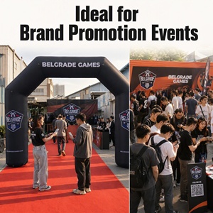 Arco Inflable Multicolor de PVC Impermeable y Duradero de Alta Calidad, Impreso por Transferencia Térmica, para Eventos y Carreras al Aire Libre - Product Image 5