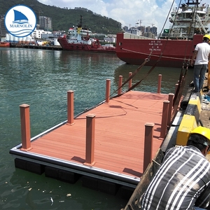 Plate-forme flottante pont flottant ponton gonflable parc aquatique <span class=keywords><strong>dériveur</strong></span> bateaux ponton en plastique - Product Image 6