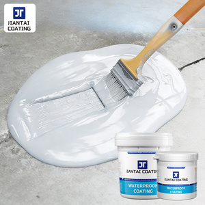 Revestimiento impermeabilizante para materiales de construcción, pintura acrílica elástica de poliuretano de alto rendimiento, resistente a la intemperie para exteriores. - Product Image 1