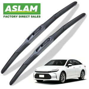 Spazzole Tergicristallo Universali Durevoli in Gomma Naturale Morbida per Toyota Crown Prius Sienta Avalon Altis, <span class=keywords><strong>Tergicristalli</strong></span> Anteriori Ibridi - Product Image 1