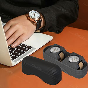 Idea de Nuevo Producto 2025, Artículos para el Hogar, Caja de Almacenamiento de Relojes de Silicona Duradera con 2 Ranuras para Hombre y Mujer - Product Image 5