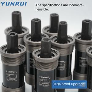 Axe <span class=keywords><strong>de</strong></span> <span class=keywords><strong>motoneige</strong></span> en acier authentique/YUNRUI, trou carré 120, roulement étanche universel, accessoires pour vélo électrique, tige d'axe - Product Image 3