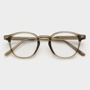 Monture <span class=keywords><strong>de</strong></span> lunettes carrée en acétate 2026 pour hommes, lunettes optiques transparentes grises pour femmes, verres clairs, TR90, haute qualité, style coréen - Product Image 1