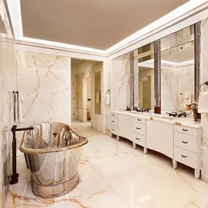 Natural Marble Natural White Marble Polished Travertine Tiles Flooring Fossil Designs Porcelain Slab Onyx Stone For Wall
