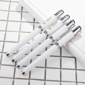 High-End Business Signature <b>White</b> Fashionable 0.5Mm Gel <b>Pen</b> With Custom Logo - Product Image 5