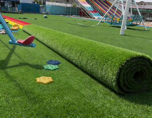 Commercial Grade 30mm Artificial Synthetic Grass Drainage Design Waterproof Turf for Park Courtyard Landscape Layout - Product Image 5