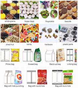 Voll automatische vffs-Mehrkopf-Waagen verpackung in Lebensmittel qualität Frischobst-Gemüses alat Gefrier waage Verpackungs maschine - Product Image 6
