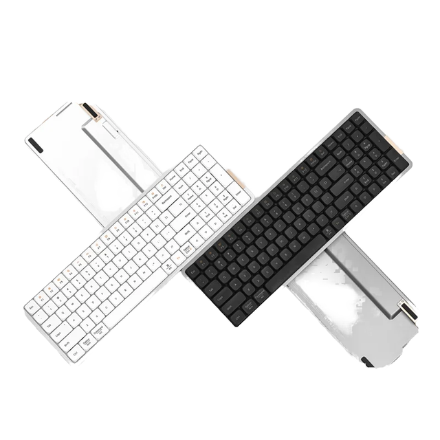 Lofree Flow 100Keys Low Profile Wireless for Bluetooth Mechanical Keyboard Plastic USB 3.0 for PS4 iPad Laptop 2-Mode Game