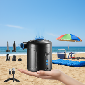 Pompe à air extérieure à gonflage rapide pour les vacances à la plage, jouets aquatiques gonflables, radeaux, matelas de couchage gonflables pour la randonnée - Product Image 1