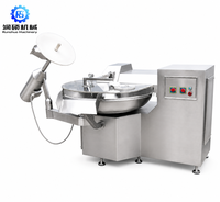Coupe-viande industriel à grande vitesse ZBG125, fréquence variable 4500 tr/min, en acier inoxydable, hachoir à saucisses, émulsifiant