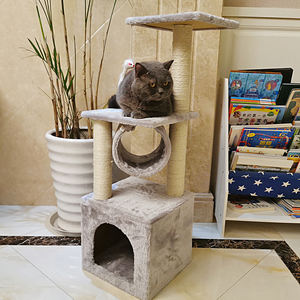 برج كوندو من القطة المتسلقة برج الشجرة الممددة شجرة الكاتري أزهار عصرية حشوة أزهار طبيعية نشاط تسلق حدائق الجنة - Product Image 3