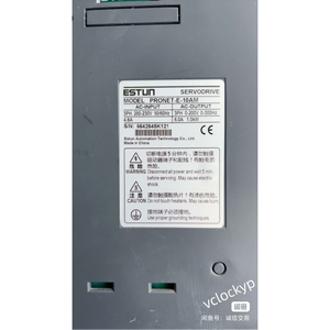 ใช้เซอร์โวไดรฟ์ Estun PRONET-E-10A 1KW 220V จำนวน 1 ชิ้น - Product Image 3