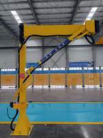 Bras de support télescopique personnalisé, longueur 180 °   Machine de soudage à colonne rotative de 5 m, à faible consommation d'énergie, pour la fabrication électrique