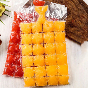 10pcs Ice Mould Disposable Portable Ice Cube Bags Transparent Faster Kitchen Gadgets Ice Cube <b>Maker</b> - Product Image 1