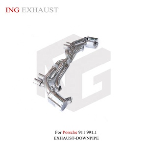 ING <span class=keywords><strong>valvola</strong></span> di <span class=keywords><strong>scarico</strong></span> Catback in acciaio inox <span class=keywords><strong>per</strong></span> Porsche 911 991.1 2013 Carrera S 3.8 - Product Image 4