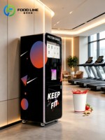 Máquina Expendedora de Batidos de Proteínas para Gimnasios de Hoteles, Funcionamiento Silencioso, Equipo de Venta Autoservicio