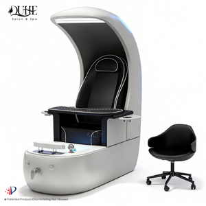 Mobilier de salon de beauté moderne et luxueux, fauteuil de manucure et pédicure avec spa pour les pieds à remous sans tuyau électrique, massage tactile complet du corps - Product Image 6