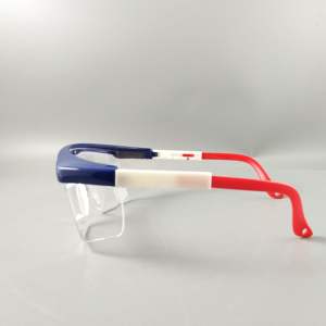 משקפי מגן עיניים עבודה תעשייתית אנטי ערפל אנטי שריטה עדשה שקוף עם מגן בצד משקפיים - Product Image 6