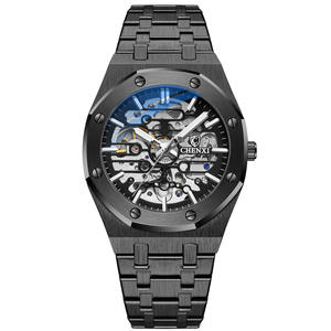 Montre automatique pour homme de la marque CHENXI 8848, cadran squelette, mouvement mécanique original, bracelet en acier inoxydable, cadran en verre - Product Image 1