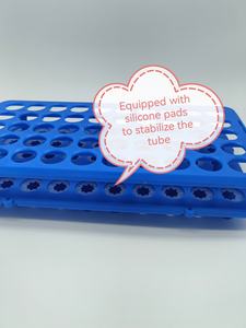 Chine Fournisseur Lab Consommable Multi Fonction Bleu 5-15ml En Plastique Centrifugeuse Tube Rack De Stockage - Product Image 6