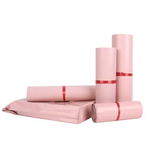 بيع بالجملة مخصص المطبوعة الوردي اكسبريس حقيبة ملابس قوية ذاتية اللصق للماء