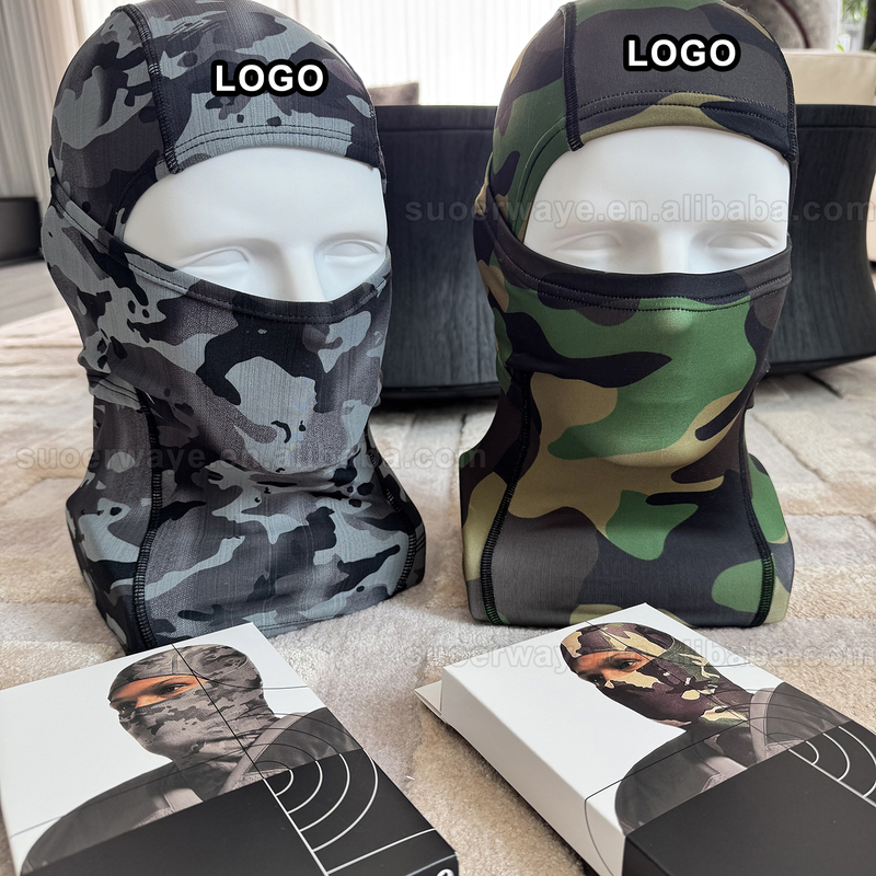High Quality White Knitted Balaclava Outdoor