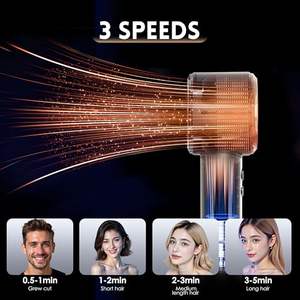 Secador de Pelo Iónico Eléctrico sin Escobillas 1:1 HD08 de Alta Velocidad con Difusor, 1600W, sin Aspas, para Uso en Hoteles y Salones - Product Image 3