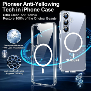 Funda Magnética Inalámbrica para Teléfono <span class=keywords><strong>Samsung</strong></span> <span class=keywords><strong>S22</strong></span> <span class=keywords><strong>Plus</strong></span> S23 S24 S25 S26 Ultra FE - Product Image 1