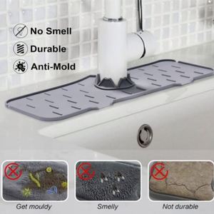 Protector de Silicona de Grado Alimenticio Antisalpicaduras y Tapete para Grifo de Fregadero en Oferta - Product Image 4